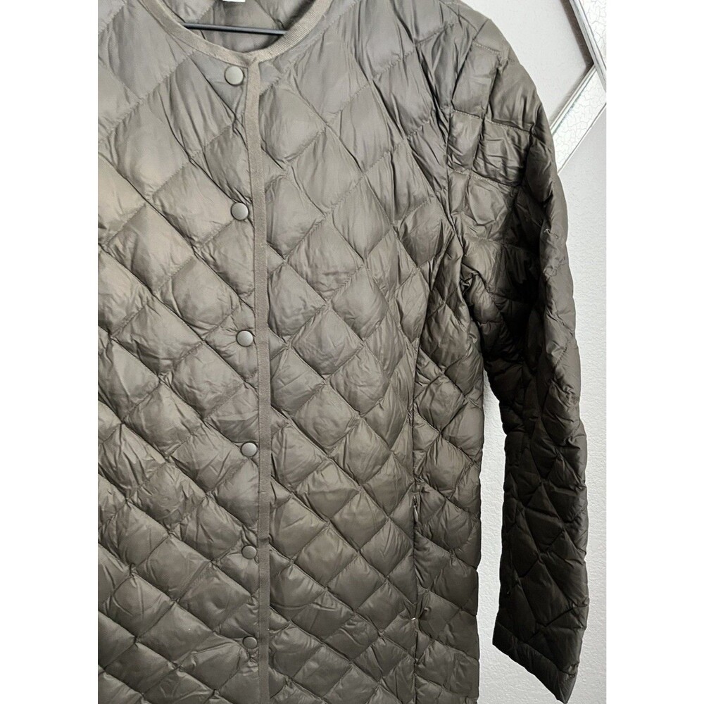 J.Jill Women's S Petite Long Lightweight Down Puffer Jacket - Picture 5 of 8